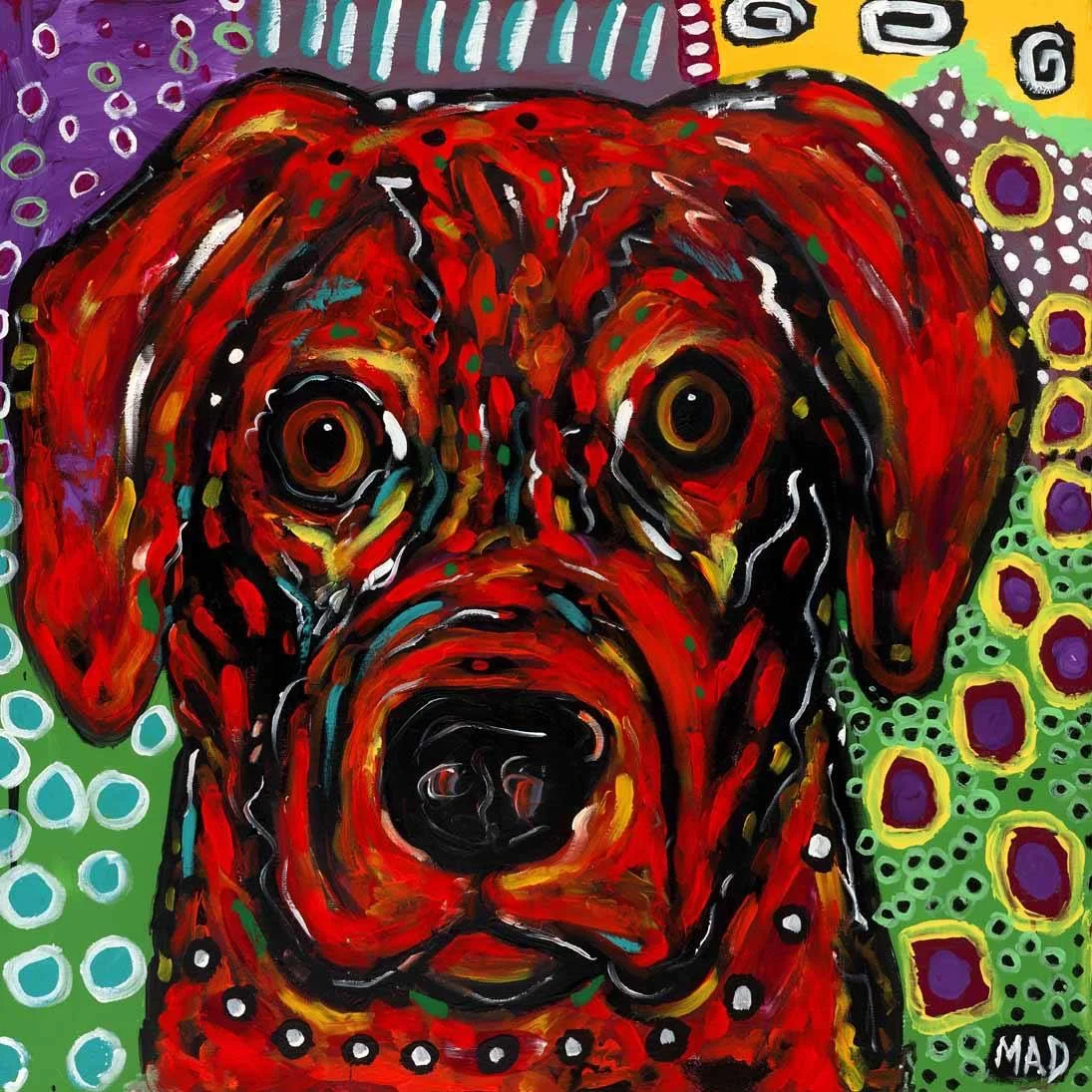 MAD Red Dog — MADdog Art Gallery